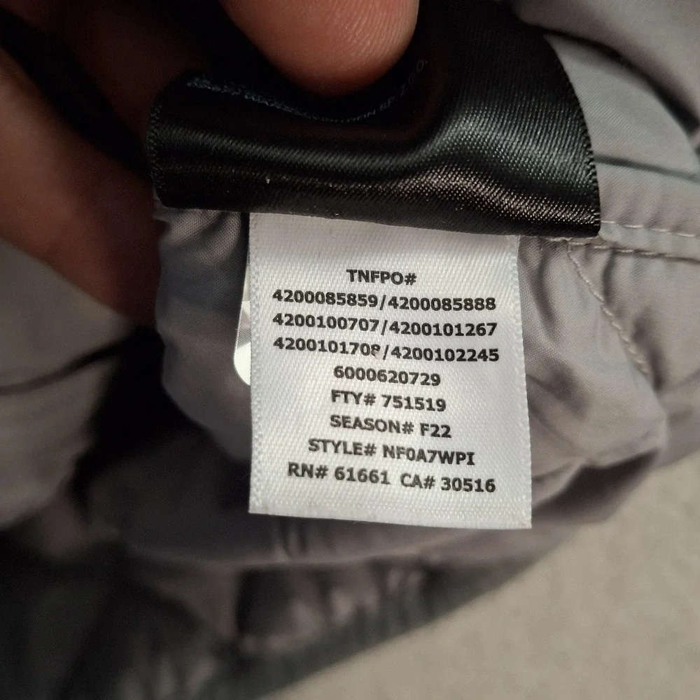 The North Face Parka Girls XL 14/16 Gray ThermoBall Eco Quilted Hooded Long Coat
